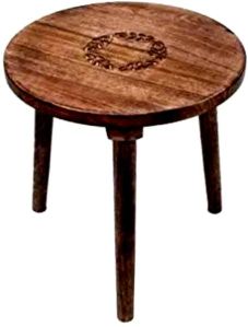 Wooden Round Side Table