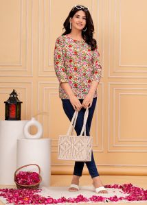 Bagru hand block printed tunic tops