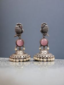 Oxidized Earring