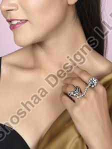 SH25-OZ-FR-3059	Silver Plated Oxidised Dual Rings