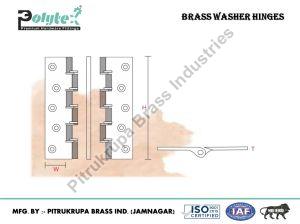 Brass Washer Hinges