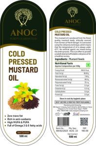 Cold-Pressed Mustard Oil
