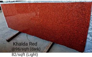Khalda Red Granite Slabs