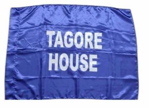 Blue School House Flag