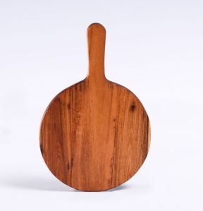 serving wooden platter