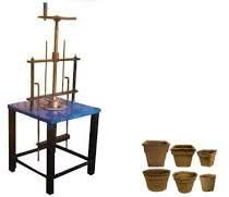 Semi Automatic Cow Dung Pot Making Machine