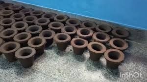 Semi Automatic Cow Dung Pot Making Machine