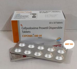 Ceponic-100 DT Cefpodoxime Proxetil Dispersible Tablets