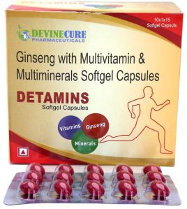 Multivitamin and Multimineral Soft Gelatin Capsule