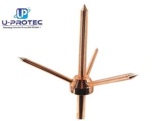 copper bonded Lightning Arresters four spike