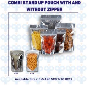 One side metalized stand up pouch