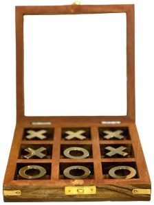 WOOD TIC TAC TOE GAME