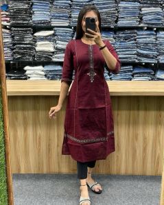 A line Kurti