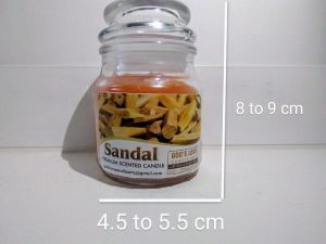 Sandal Scented Glass Candle