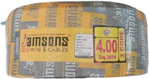 Jamsons Submersible Wire 3Core 4.00Sqmm 100 Meter