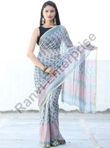 Ladies Printed Chiffon Saree