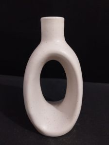 Ceramic Oval Shaped Vase