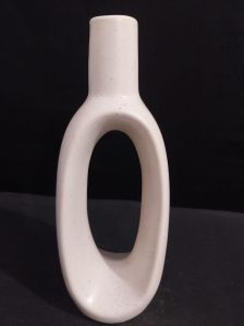 Ceramic Oval Shaped Vase