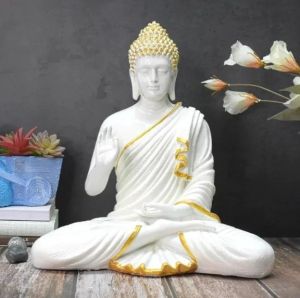 Blessing Buddha Home Decor Statue, Pink 2ft