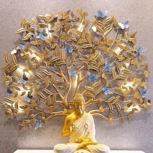 2ft buddha led butterflies tree combo