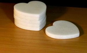 Cute Heart Coasters for Drinks