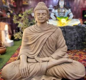 Polyresin Blessing Buddha Statue Tint