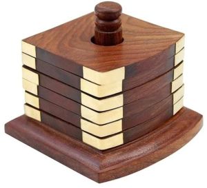 Premium Stick Shaped Wooden Tea Coasters