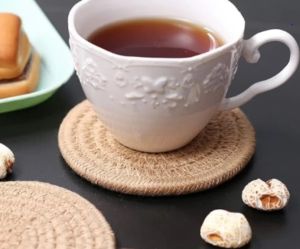 Round Cotton Mat Coasters Set of 6