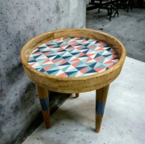 Wooden Side Table for Hotel Room