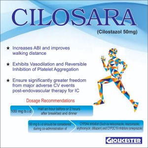 Cilostazol 50 Mg Tablets