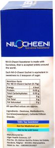 Nilocheeni Sucralose 50 Sachets Pack