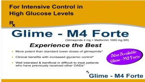 Metformin HCL 1000 Mg and Glimepiride 4 Mg Tablets