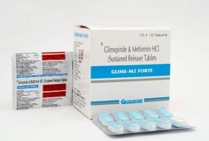 Glimipride 2 Mg and Metformin 1000 Mg Tablets