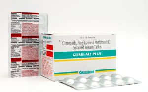 Glimipride 2 Mg, Pioglitazone 15 Mg and Metformin 500 Mg Tablets