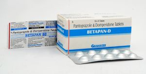 Pantaprazole 40 Mg &AMP; Domperidone 10 Mg Tablets