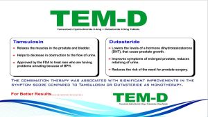 Tamsulosin HCL 0.4 Mg and Dutasteride 0.5 Mg Tablets