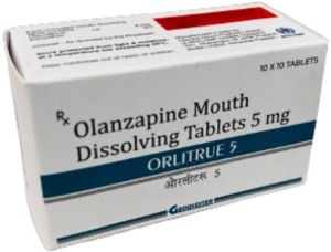 Olanzapine 5 Mg Mouth Dissolving Tablets