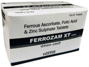 Ferrous Ascorbate, Folic Acid &AMP; Zinc Sulfate Tablets