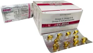 Omega 3. Omega 6 and Omega 9 Soft Gel Capsules