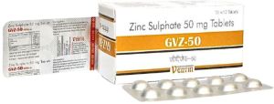 Zinc Sulphate 50 Mg Tablets