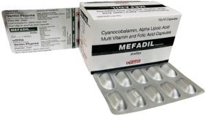 Cyanocobalamin, Alpha Lipoic Acid, Multi Vitamin and Folic Acid Capsules