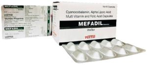 Cyanocobalamin, Alpha Lipoic Acid, Multi Vitamin and Folic Acid Capsules
