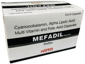 Cyanocobalamin, Alpha Lipoic Acid, Multi Vitamin and Folic Acid Capsules