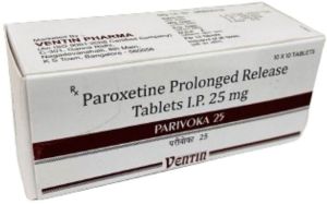 Paroxitine 25 Mg Tablets