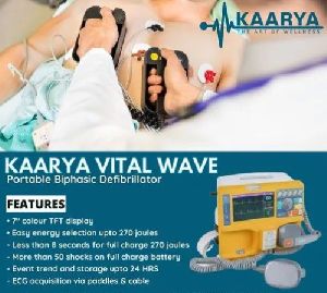 Kaarya Vital Portable Biphasic Defibrillator