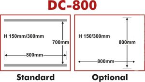 DC-800 Heavy Duty Double Chamber Vacuum Packing Machine