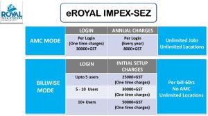 e-Royal Impex SEZ Software