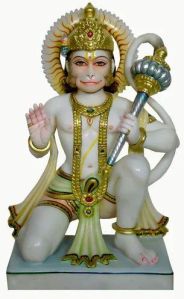 Lord Hanuman Marble Murti