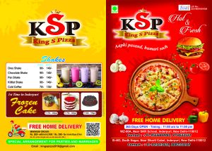 Menu Cards Printing Services
