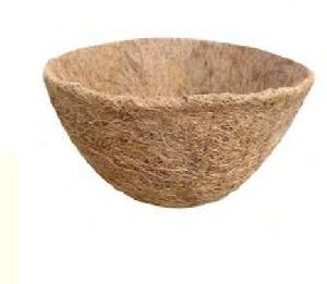 10 Inch Flat Basket Coir Liner